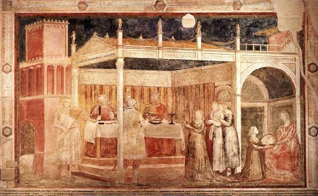 GIOTTO di Bondone Feast of Herod Germany oil painting art